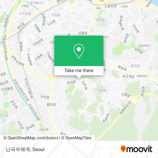난곡우체국 map