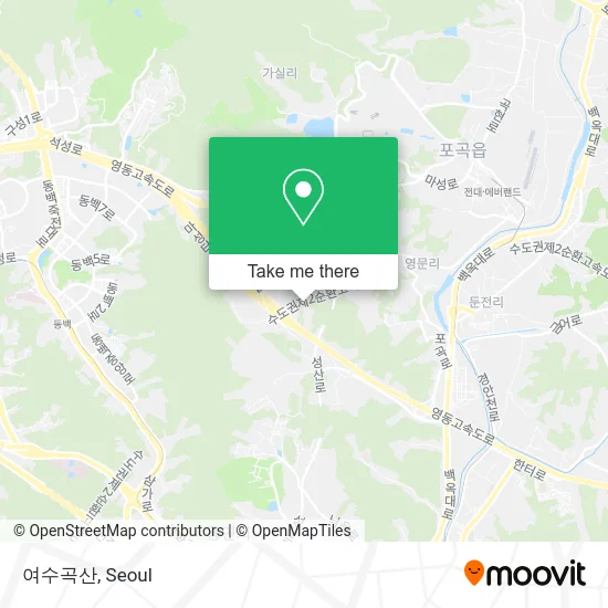 여수곡산 map