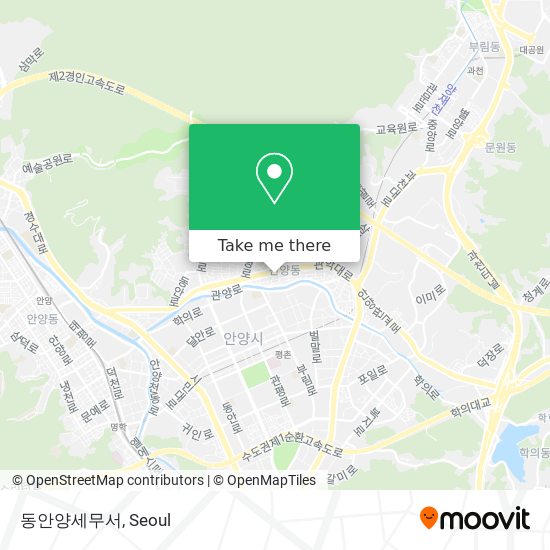 동안양세무서 map