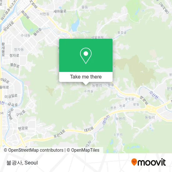 불광사 map