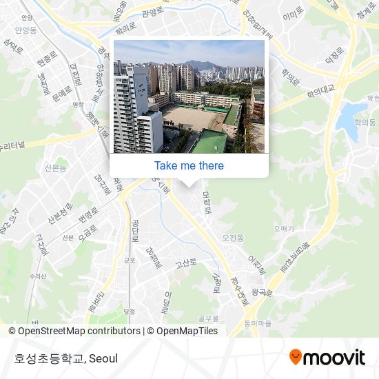 호성초등학교 map