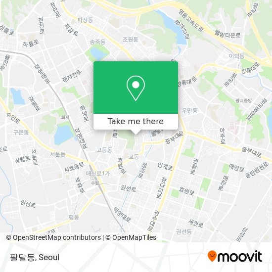 팔달동 map