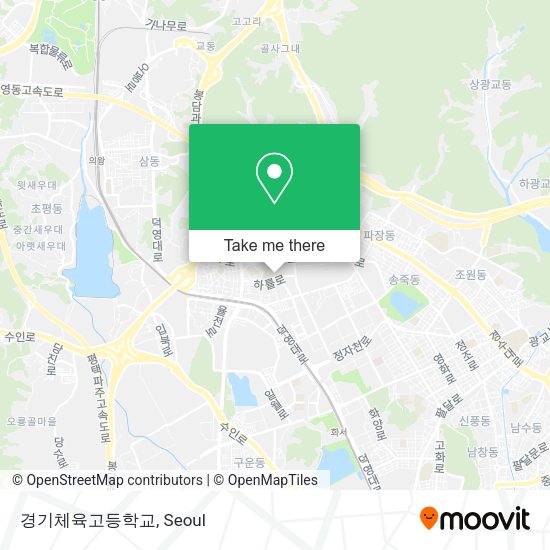 경기체육고등학교 map