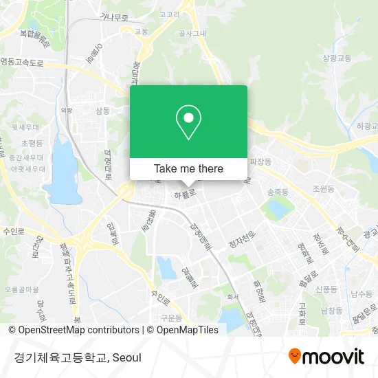 경기체육고등학교 map