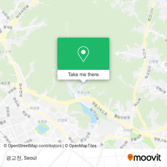 광교천 map