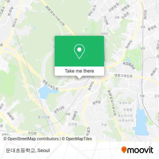 둔대초등학교 map