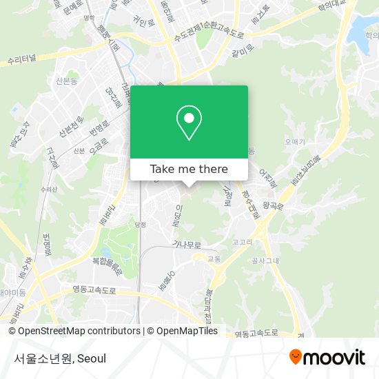 서울소년원 map