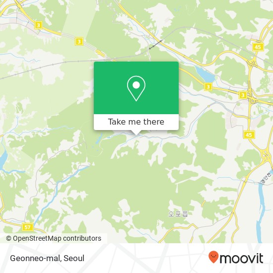 Geonneo-mal map