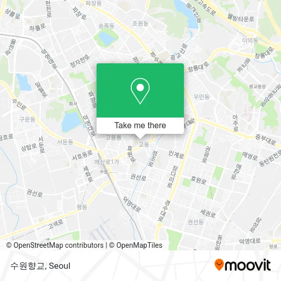 수원향교 map