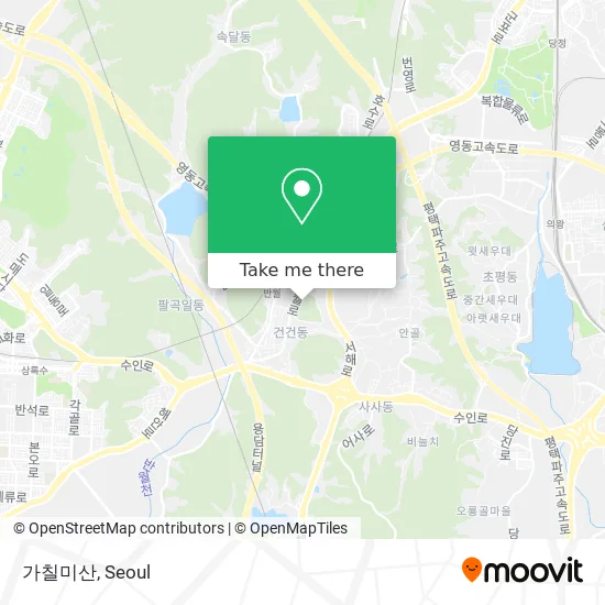 가칠미산 map