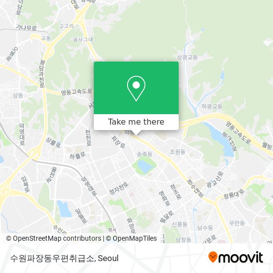 수원파장동우편취급소 map