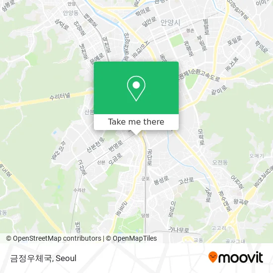 금정우체국 map