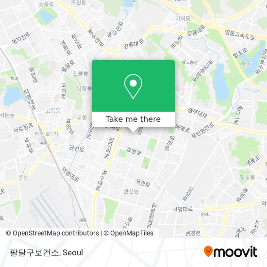팔달구보건소 map