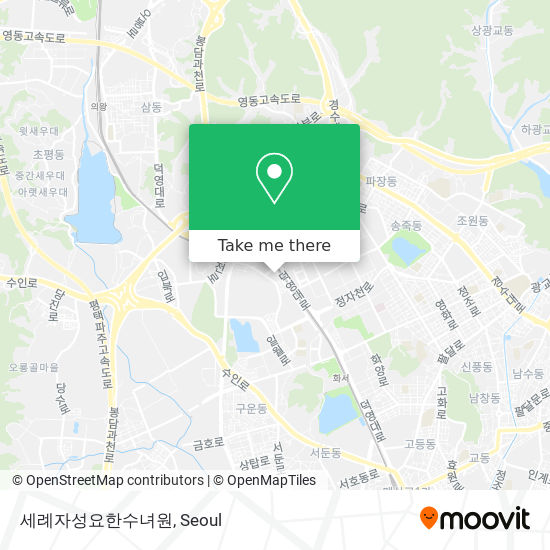 세례자성요한수녀원 map