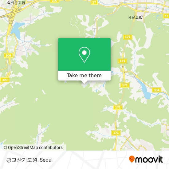광교산기도원 map