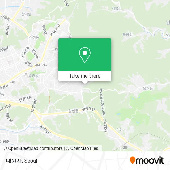 대원사 map