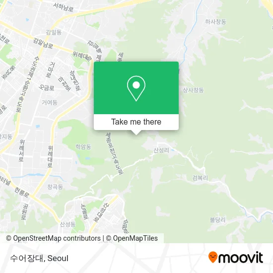 수어장대 map