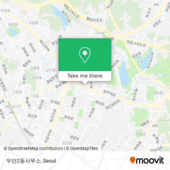 우만2동사무소 map