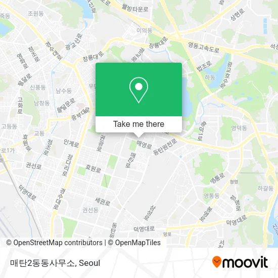 매탄2동동사무소 map