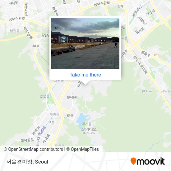 서울경마장 map