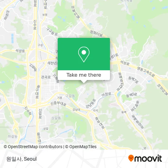 원일사 map