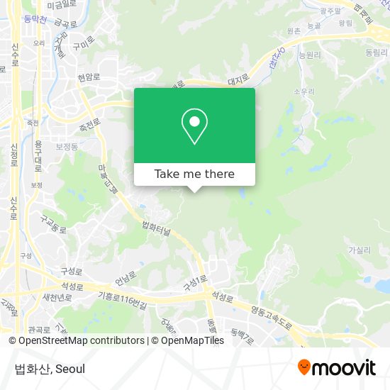 법화산 map