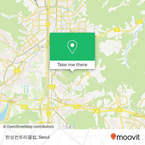 한성컨트리클럽 map