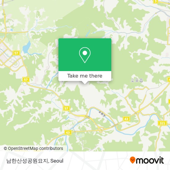 남한산성공원묘지 map