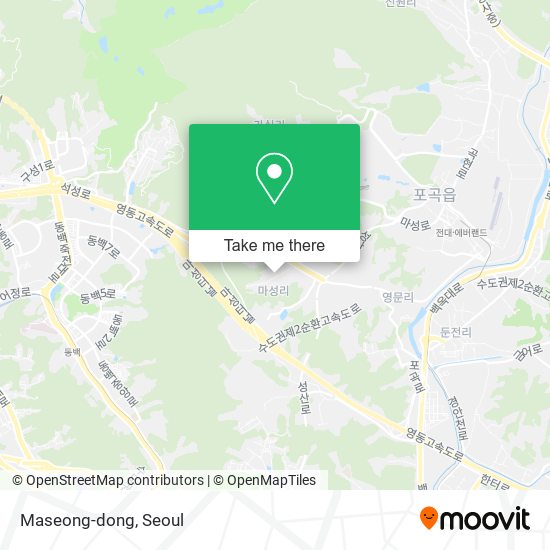 Maseong-dong map