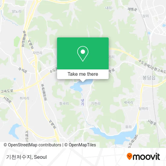 기천저수지 map