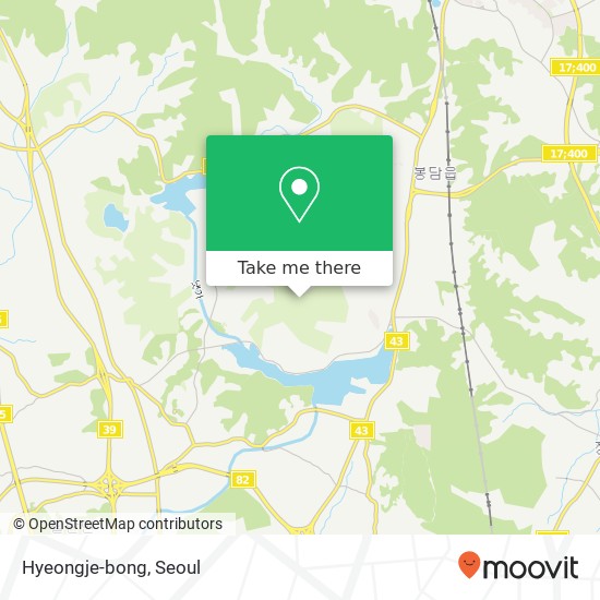 Hyeongje-bong map