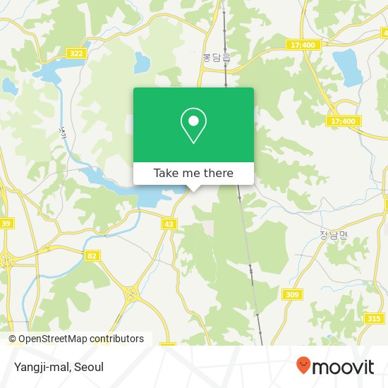 Yangji-mal map