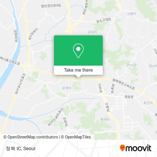 청북 IC map