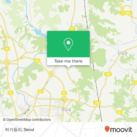 하가등리 map