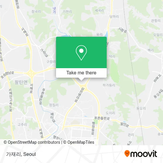 가재리 map