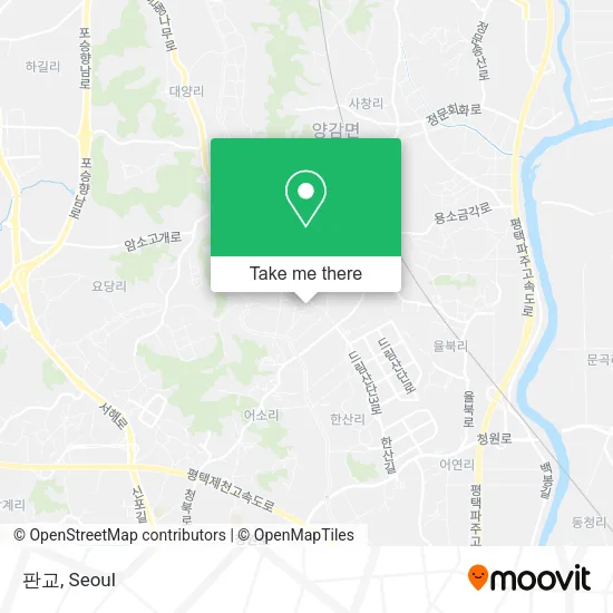 판교 map