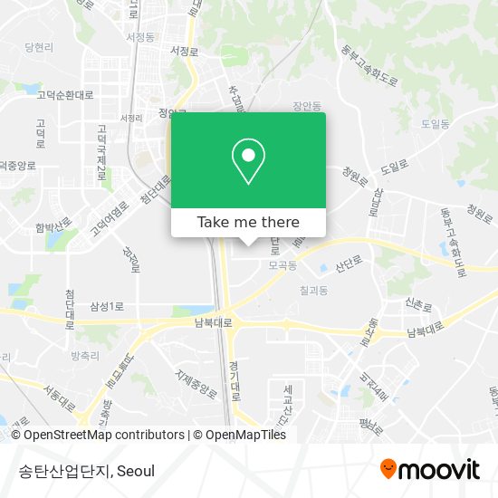 송탄산업단지 map