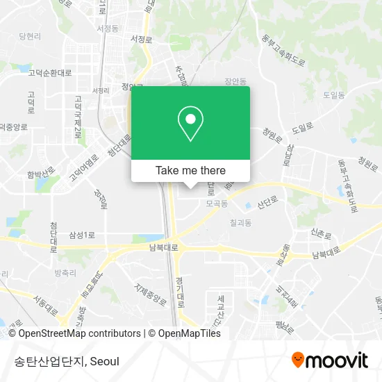 송탄산업단지 map