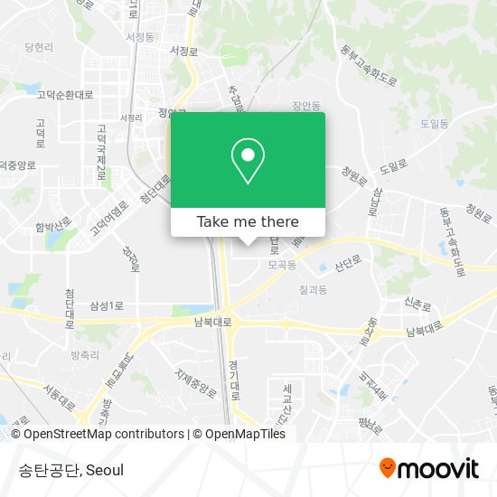 송탄공단 map