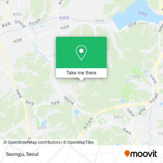 Seongju map