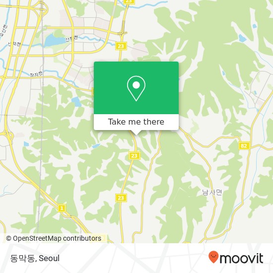 동막동 map