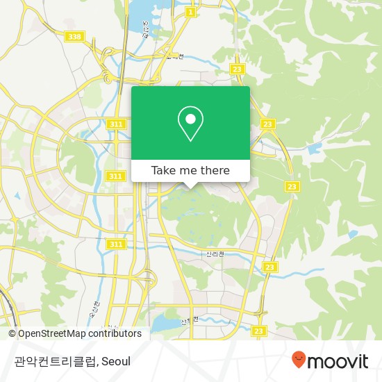 관악컨트리클럽 map