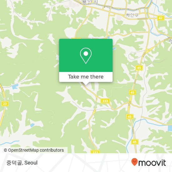 중덕골 map