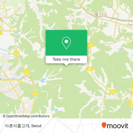 아흔아홉고개 map