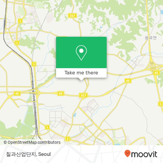 칠과산업단지 map