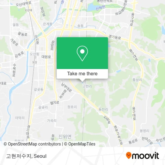 고현저수지 map