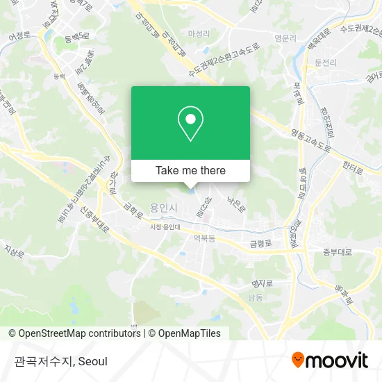관곡저수지 map
