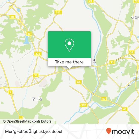 Mun’gi-ch’odŭnghakkyo map