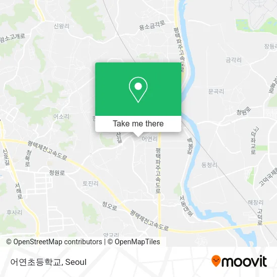어연초등학교 map