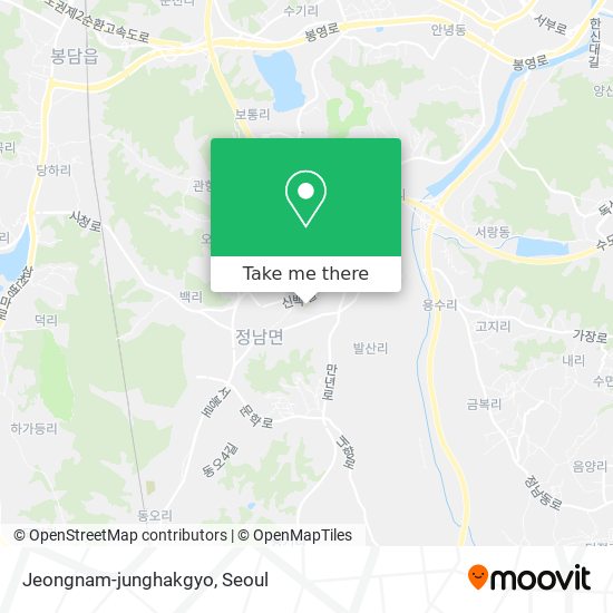 Jeongnam-junghakgyo map